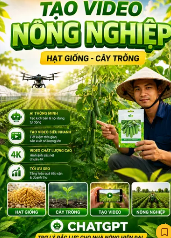 Chatbot - Tạo video nông nghiệp, hạt giống, cây trồng